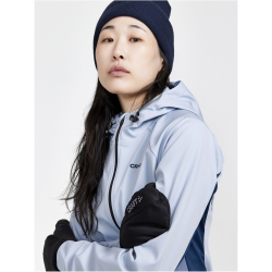 CRAFT Glide Hood Langlaufjacke Damen 909698 - sulfur/tide XS