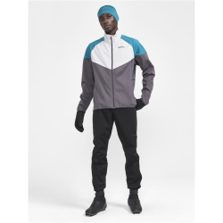 CRAFT Glide Block Langlaufjacke Herren 914625 - ash/deep lake S