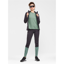 CRAFT ADV Essence Wind Leggings Damen 992626 - slate/thyme XS