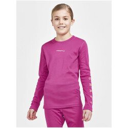 CRAFT Core Warm Baselayer Unterwäsche-Set Kinder 486740 - roxo/coral 146/152