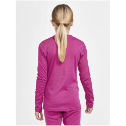 CRAFT Core Warm Baselayer Unterwäsche-Set Kinder 486740 - roxo/coral 146/152
