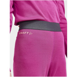 CRAFT Core Warm Baselayer Unterwäsche-Set Kinder 486740 - roxo/coral 146/152