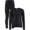 CRAFT Core Warm Baselayer Unterwäsche-Set Kinder 999000 - black 110/116