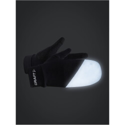 CRAFT ADV Lumen Fleece Hybrid Handschuhe 999000 - black S