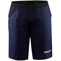 CRAFT Evolve Zip Pocket Shorts Kinder 390000 - navy 122/128