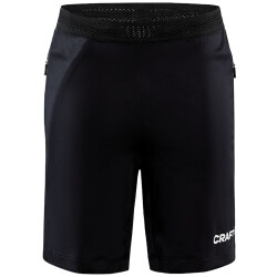 CRAFT Evolve Zip Pocket Shorts Kinder 999000 - black 122/128