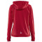 CRAFT Evolve Kapuzen-Trainingsjacke Damen 430000 - bright red XL