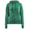 CRAFT Evolve Kapuzen-Trainingsjacke Damen 651000 - team green XXL
