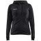CRAFT Evolve Kapuzen-Trainingsjacke Damen 999000 - black XL