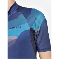 CRAFT ADV Endur Graphic Fahrradtrikot Herren 327007 - aquamarine/multi L
