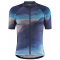 CRAFT ADV Endur Graphic Fahrradtrikot Herren 327007 - aquamarine/multi XXL
