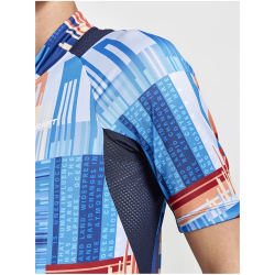 CRAFT ADV Endur Graphic Fahrradtrikot Herren 396007 - blaze/multi M