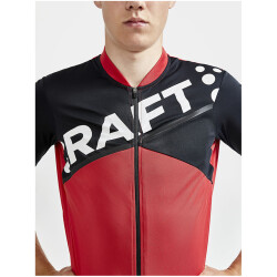 CRAFT Core Endur Logo Fahrradtrikot Herren 430999 - bright red/black XL
