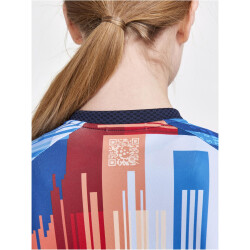 CRAFT ADV Endur Graphic Fahrradtrikot Damen 396007 - blaze/multi XS