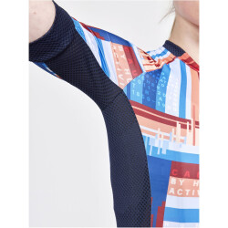 CRAFT ADV Endur Graphic Fahrradtrikot Damen 396007 - blaze/multi XS