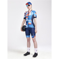 CRAFT ADV Endur Graphic Fahrradtrikot Damen 396007 - blaze/multi XS