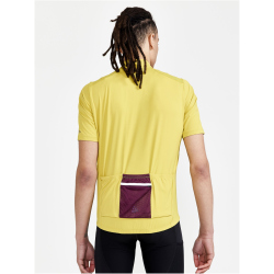 CRAFT ADV Gravel Fahrradtrikot Herren 542435 - cress/burgundy XL