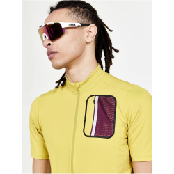 CRAFT ADV Gravel Fahrradtrikot Herren 542435 - cress/burgundy XL