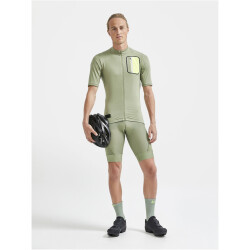 CRAFT ADV Gravel Fahrradtrikot Herren 635851 - forest/flumino L