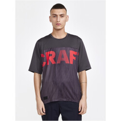 CRAFT Core Offroad XT kurzarm Fahrradshirt Herren 992419 - slate/reddish 3XL