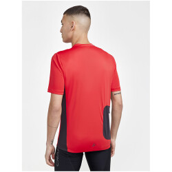 CRAFT Core Offroad 1/2-Zip Fahrradtrikot Herren 419000 - reddish XL