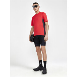 CRAFT Core Offroad 1/2-Zip Fahrradtrikot Herren 419000 - reddish XL