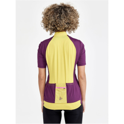 CRAFT ADV Gravel Fahrradtrikot Damen 542435 - cress/burgundy S