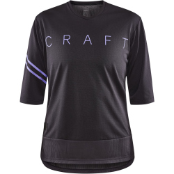 CRAFT Core Offroad XT kurzarm Fahrradshirt Damen 992739 - slate/magic XS