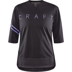 CRAFT Core Offroad XT kurzarm Fahrradshirt Damen 992739 - slate/magic M