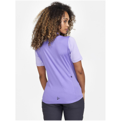 CRAFT Core Offroad 1/2-Zip Fahrradtrikot Damen 723739 - lavender/magic M