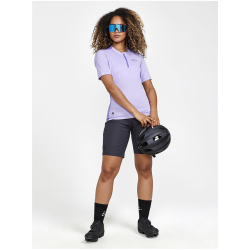 CRAFT Core Offroad 1/2-Zip Fahrradtrikot Damen 723739 - lavender/magic M