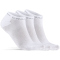 3er Pack CRAFT Core Dry Shaftless Socken 900000 - white 34-36