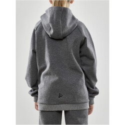 CRAFT Core Soul Kapuzenjacke Kinder 975000 - dk grey melange 158/164