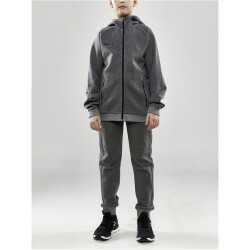 CRAFT Core Soul Kapuzenjacke Kinder 975000 - dk grey melange 158/164