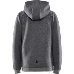 CRAFT Core Soul Kapuzenjacke Kinder 975000 - dk grey melange 158/164