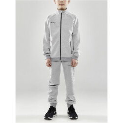 CRAFT Core Soul Sweatjacke Kinder 950000 - grey melange 134/140