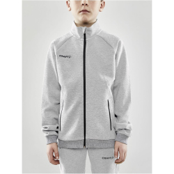CRAFT Core Soul Sweatjacke Kinder 950000 - grey melange 134/140
