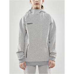 CRAFT Core Soul Hoodie Kinder 950000 - grey melange 158/164