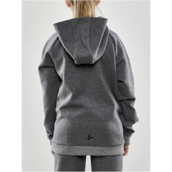 CRAFT Core Soul Hoodie Kinder 975000 - dk grey melange 122/128