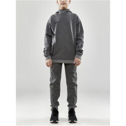 CRAFT Core Soul Hoodie Kinder 975000 - dk grey melange 122/128