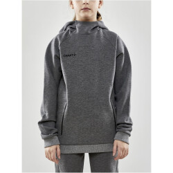 CRAFT Core Soul Hoodie Kinder 975000 - dk grey melange 122/128