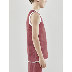 CRAFT Progress Reversible Basketballtrikot Kinder 430900 - bright red/white 146/152