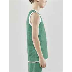 CRAFT Progress Reversible Basketballtrikot Kinder 651900 - team green/white 146/152