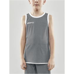 CRAFT Progress Reversible Basketballtrikot Kinder 999900 - black/white 134/140