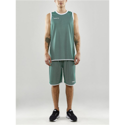 CRAFT Progress Reversible Basketballshorts Herren 651900 - team green/white S