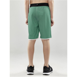 CRAFT Progress Reversible Basketballshorts Kinder 651900 - team green/white 134/140