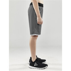 CRAFT Progress Reversible Basketballshorts Kinder 999900 - black/white 122/128