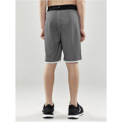 CRAFT Progress Reversible Basketballshorts Kinder 999900 - black/white 134/140