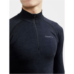 CRAFT Core Dry Active Comfort 1/2-Zip Langarmshirt Herren B999000 - black XL