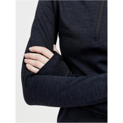 CRAFT Core Dry Active Comfort 1/2-Zip Langarmshirt Damen B999000 - black L